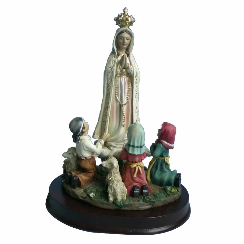 Our Lady of Fatima Children Resin Indoor Outdoor Religious Statue