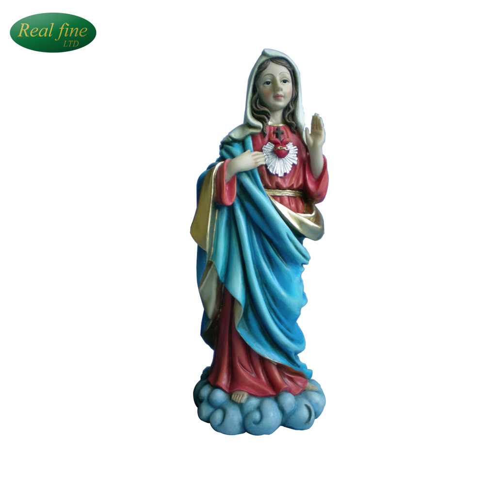 20 CM High Resin Material Scare Virgin Mary Decoration