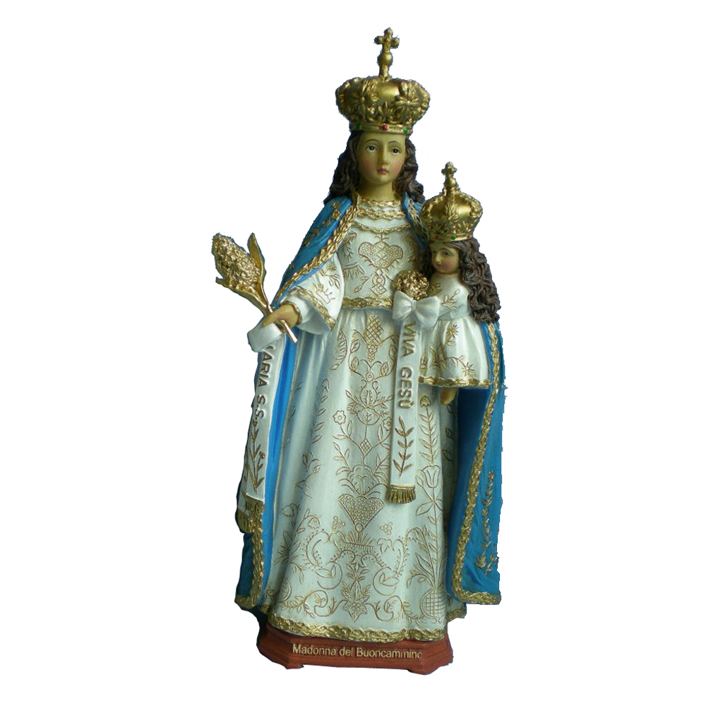 Madonna Del Buoncamminc Polyresin Madonna & Child Madonna Statues