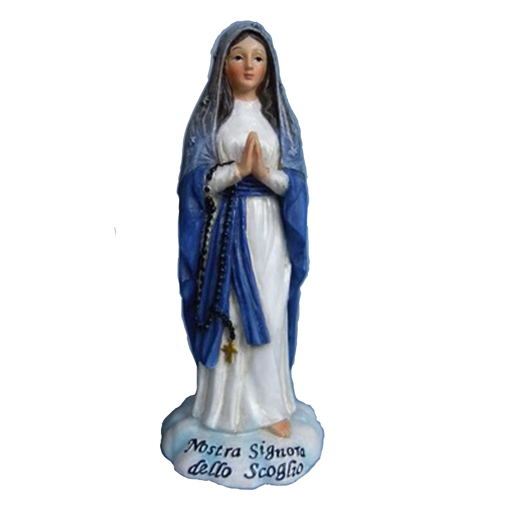 Hot Sale Accept Custom Respectful Polyresin Virgin Mary Statue