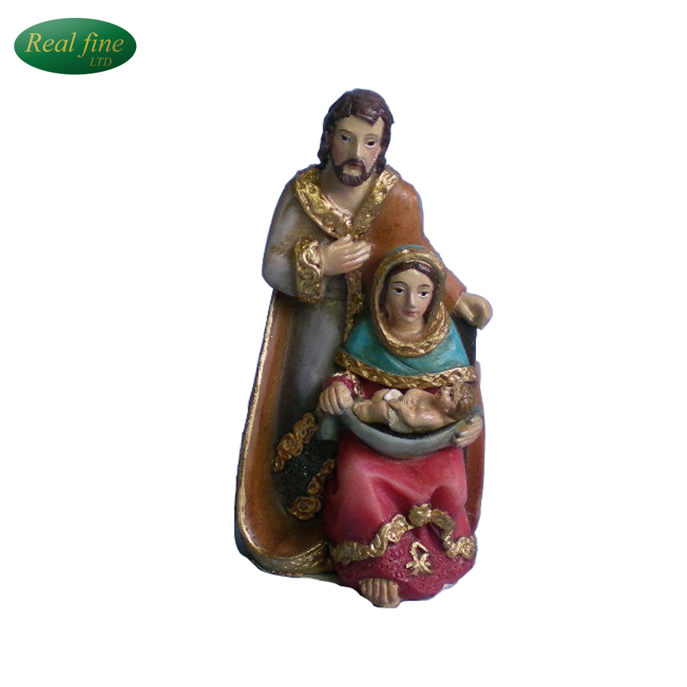 Custom Wholesale Religious Crafts Resin Saint Holy Family