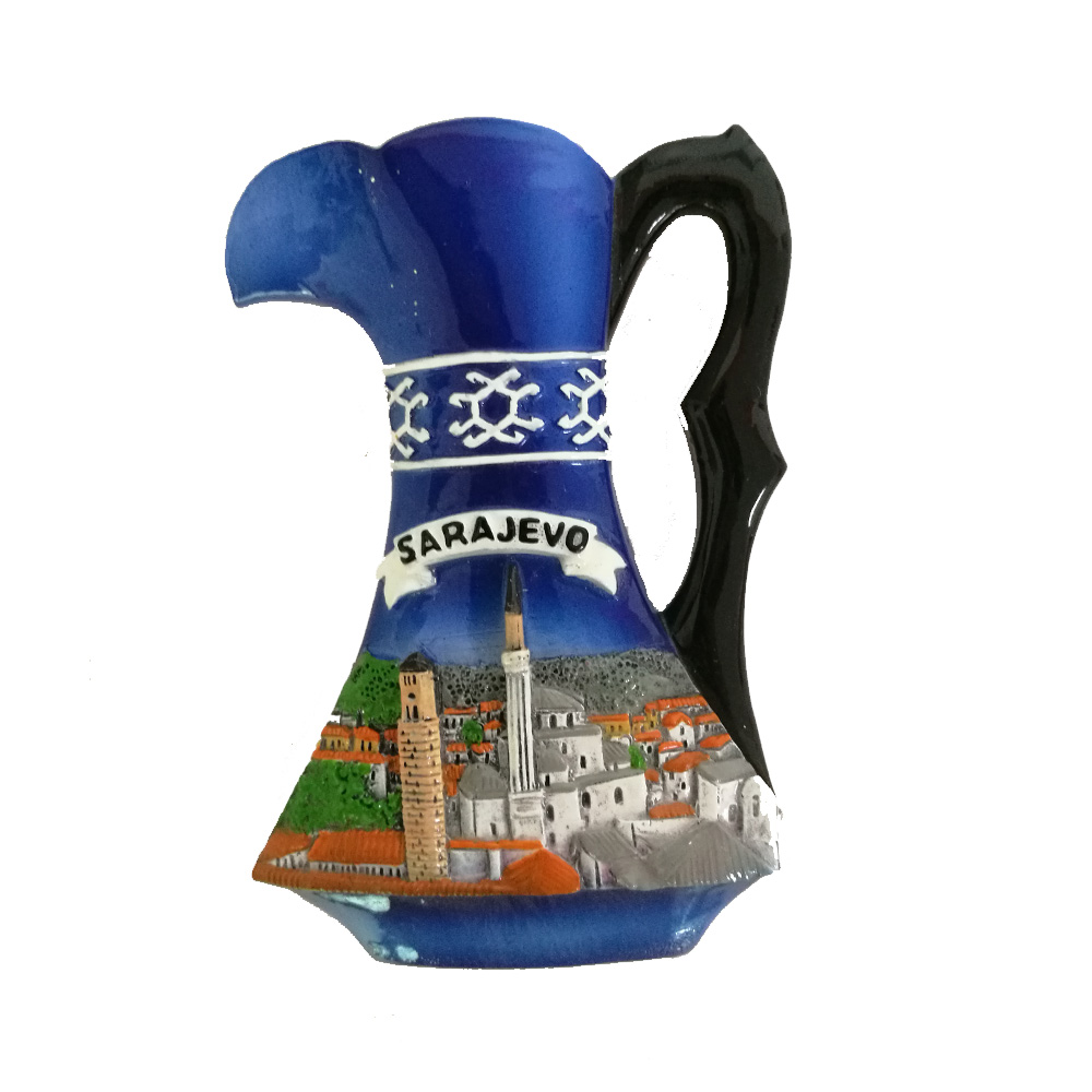 Selling Special souvenirs resin Flagon refrigerator magnet